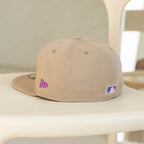 NEW ERA 59FIFTY MLB SAN DIEGO PADRES WORLD SERIES 1998 CAMEL / SPARKLING GRAPE UV FITTED CAP - bamn.