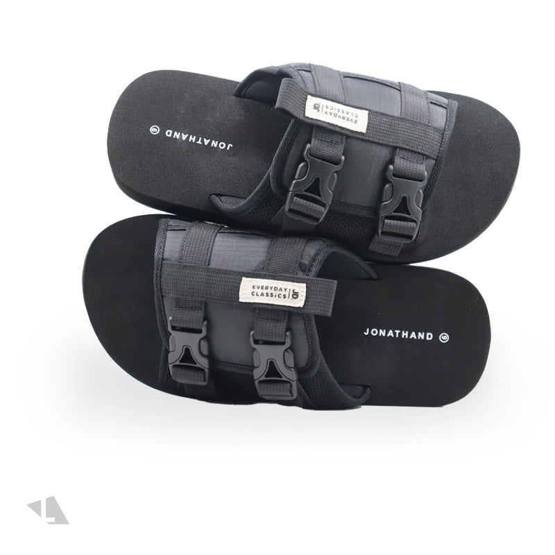 Jonathan D Buckle Sandal Black - bamn.