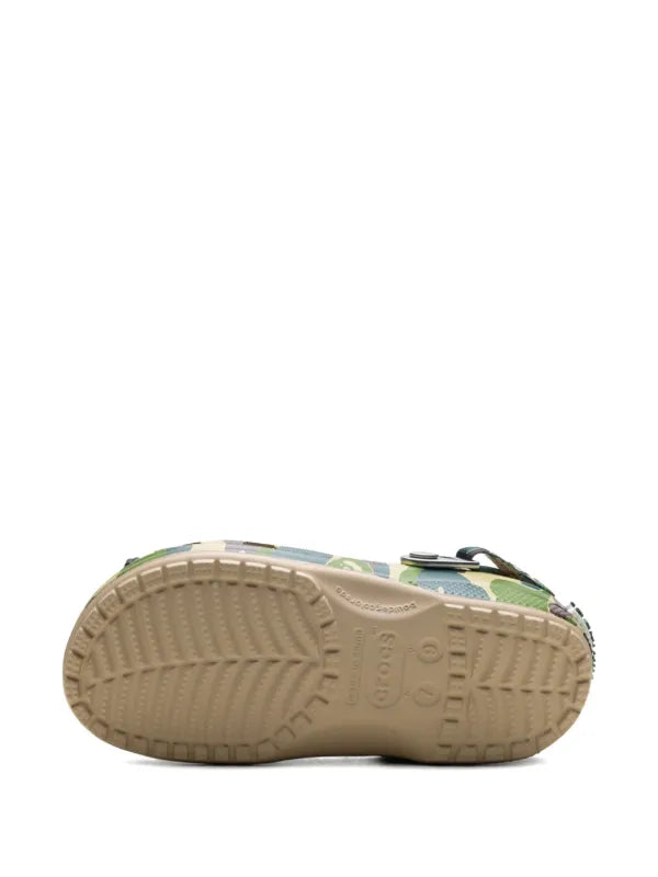 BAPE BLACK *A BATHING APE® x Crocs Classic "Chai" clogs - bamn.