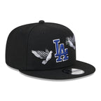 Black New York Yankees Green Bottom Peace New Era 9FIFTY Snapback - bamn.