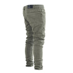 Men’s Olive Green Slim Fit Jeans - bamn.