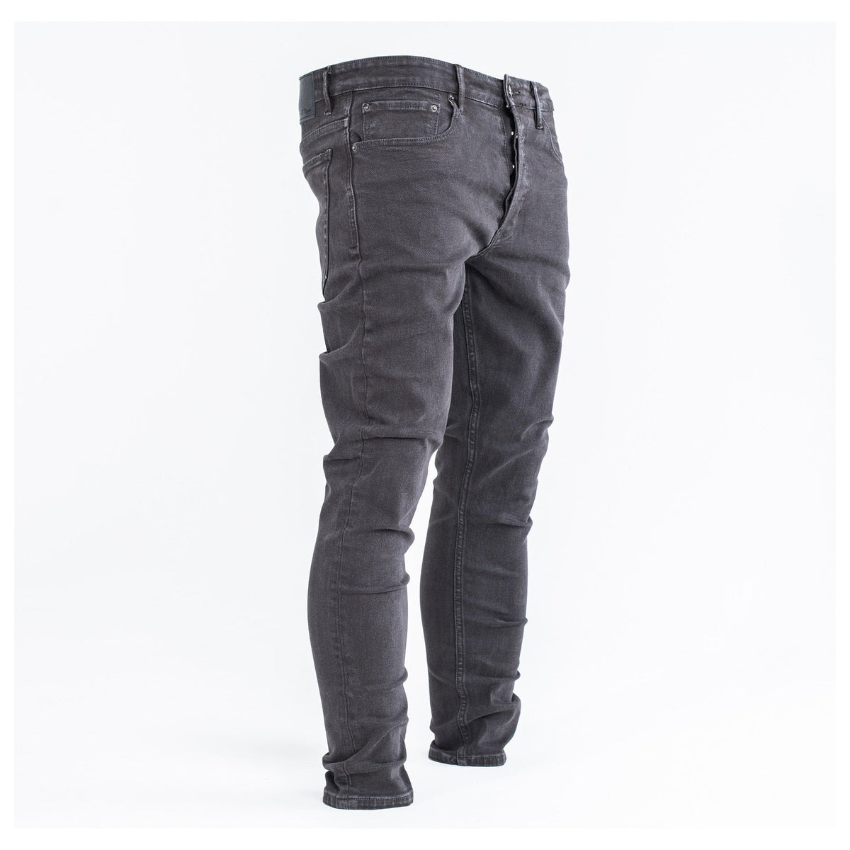 Men’s Charcoal Grey Slim Fit Jeans - bamn.