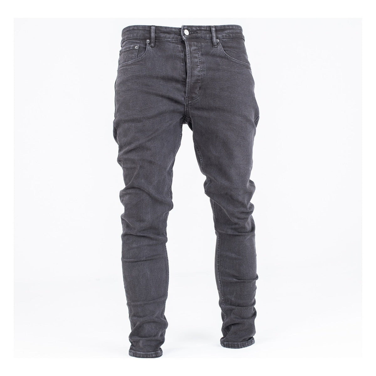 Men’s Charcoal Grey Slim Fit Jeans - bamn.