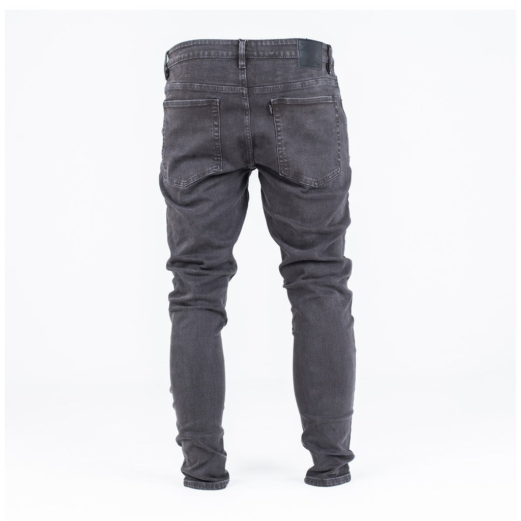 Men’s Charcoal Grey Slim Fit Jeans - bamn.