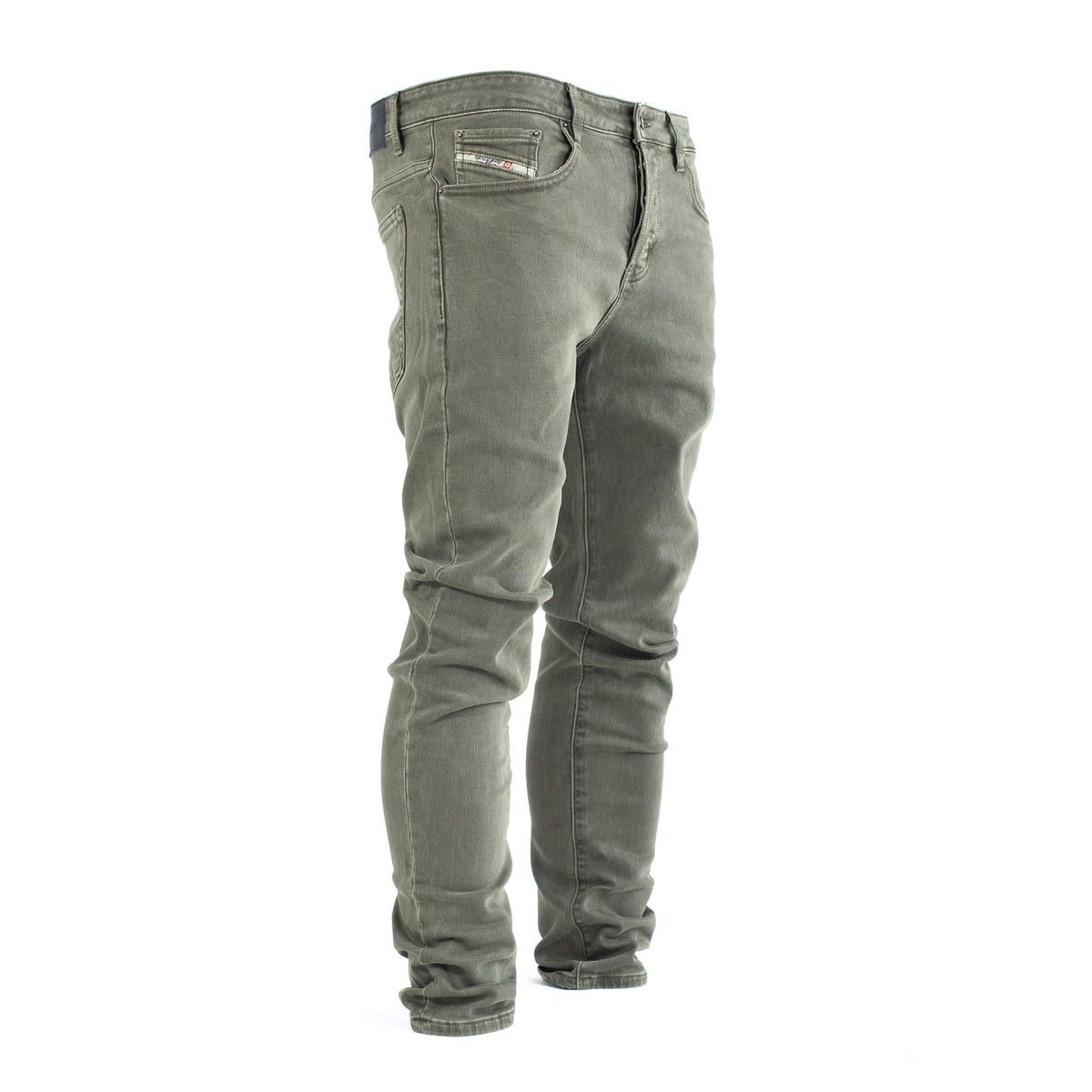 Men’s Olive Green Slim Fit Jeans - bamn.