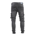 Faded Cargo Jeans - bamn.