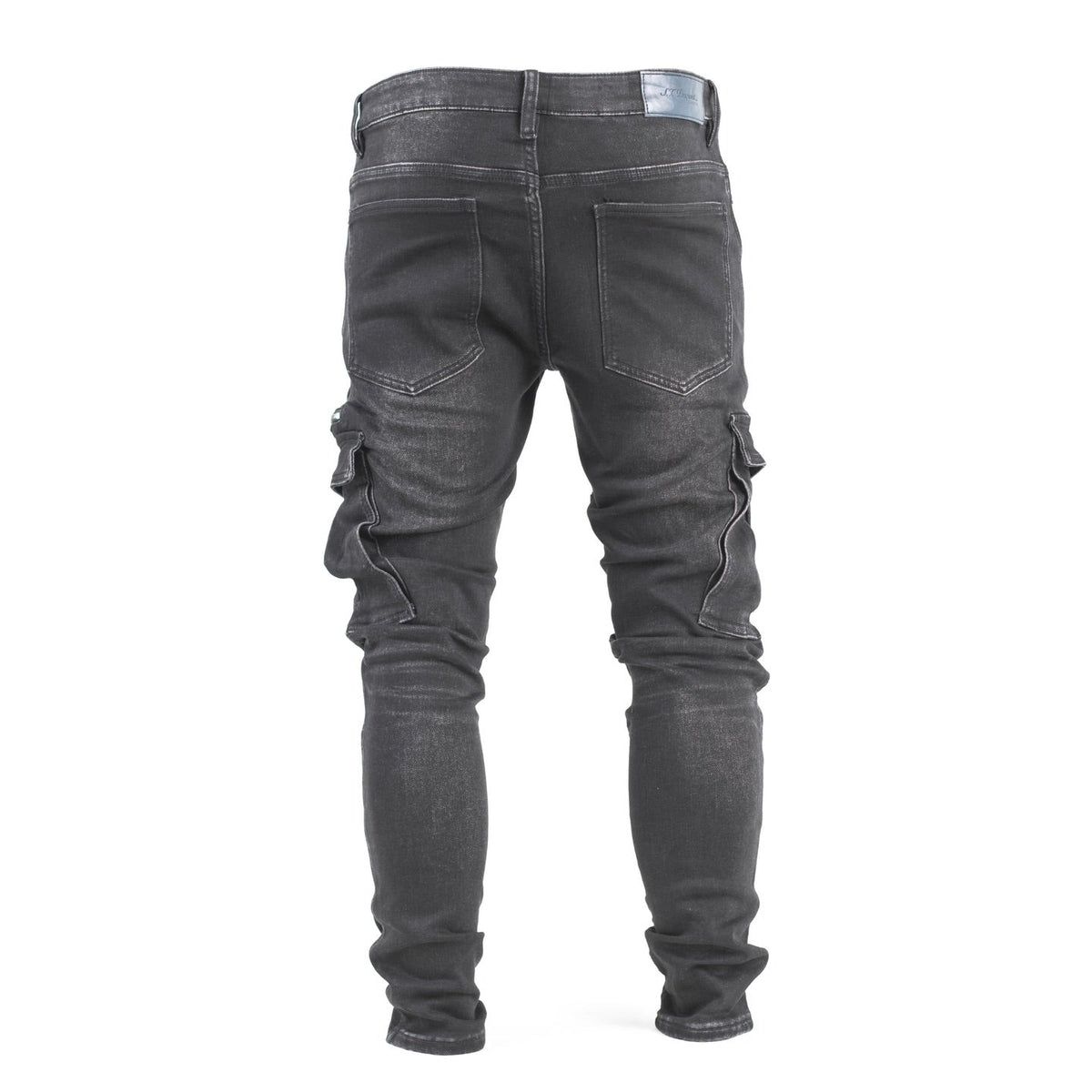 Faded Cargo Jeans - bamn.