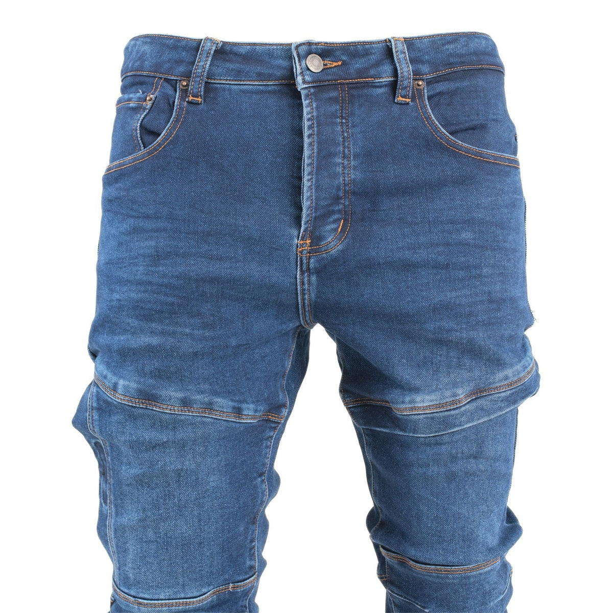 Men's Slim Fit Reinforced Panel Jeans - bamn.
