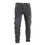 Faded Cargo Jeans - bamn.