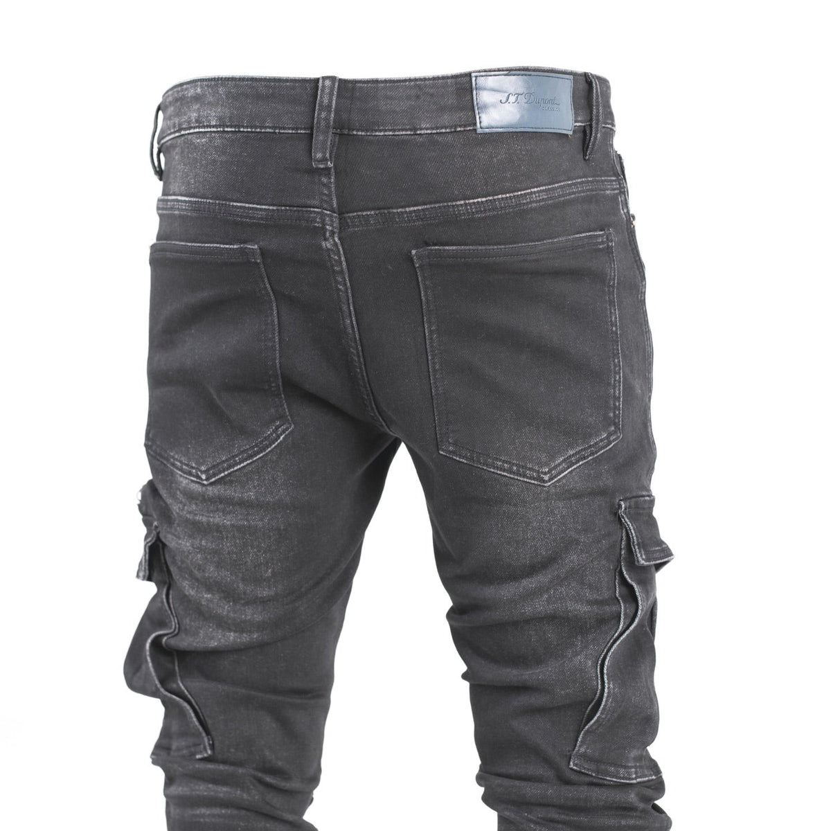 Faded Cargo Jeans - bamn.