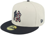 New York Yankees Mlb24 July4 59FIFTY Stone/Navy Fitted - New Era - bamn.