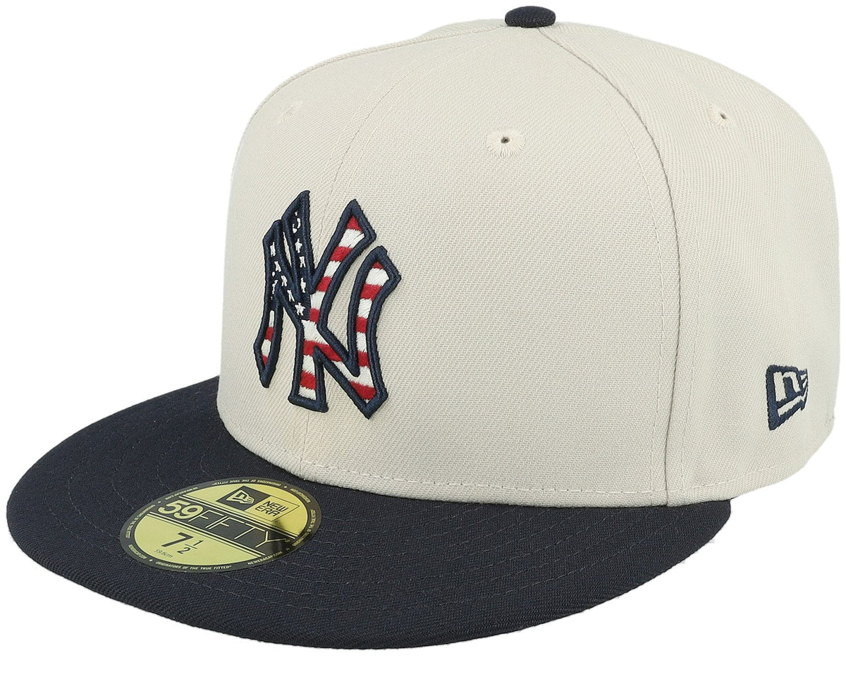 New York Yankees Mlb24 July4 59FIFTY Stone/Navy Fitted - New Era - bamn.