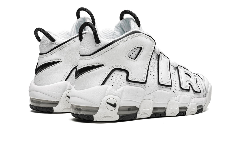 AIR MORE UPTEMPO MNS WMNS "White / Black" - bamn.