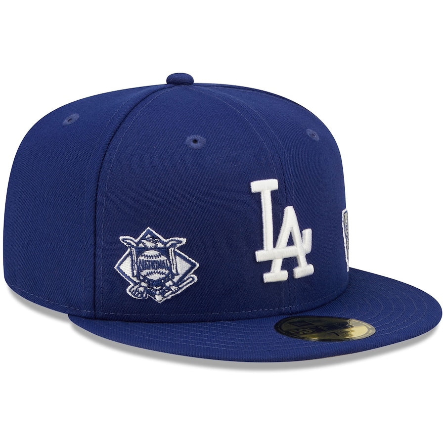Los Angeles Dodgers New Era Identity 59FIFTY Fitted Hat - Royal - bamn.