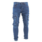Faded Cargo Jeans - bamn.