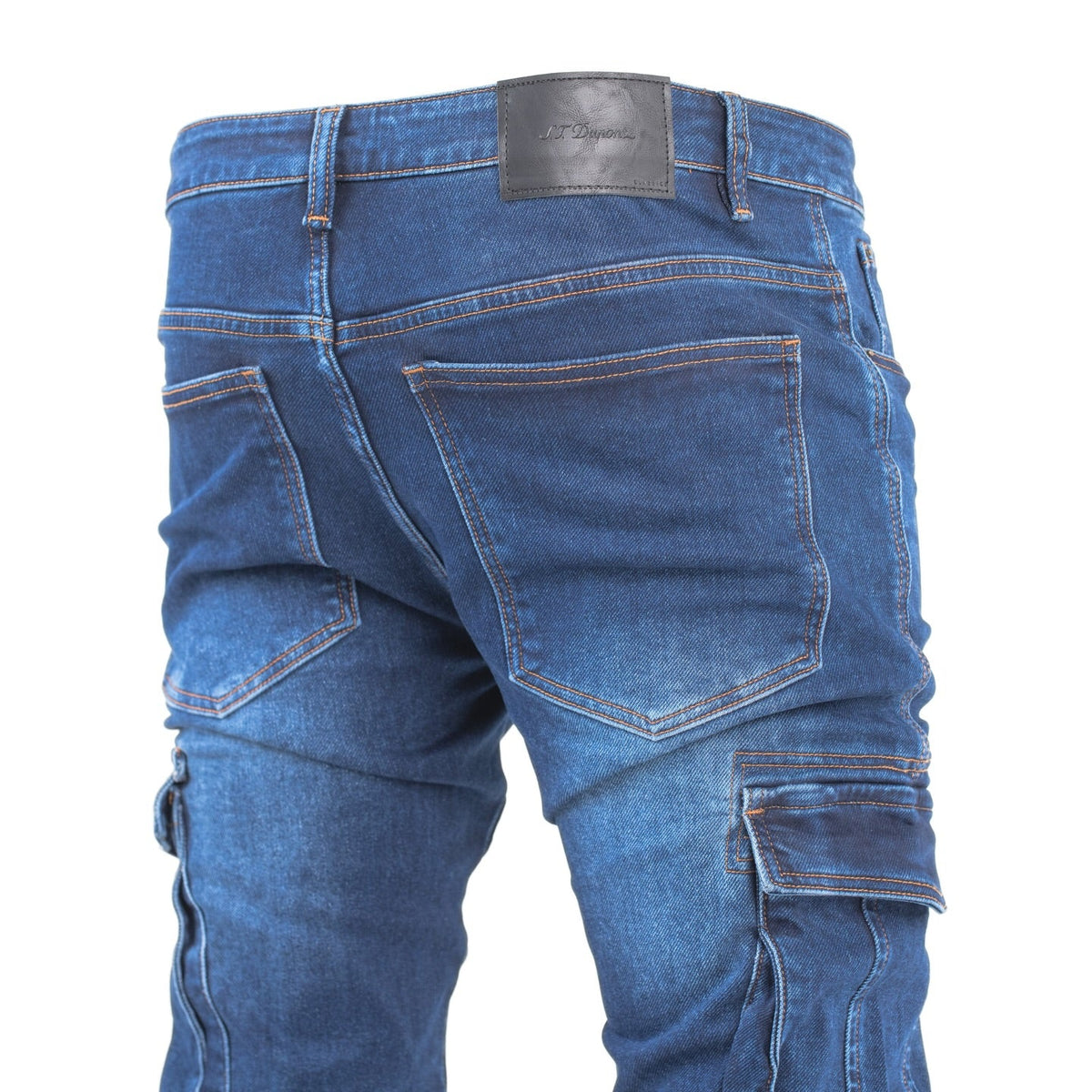 Faded Cargo Jeans - bamn.