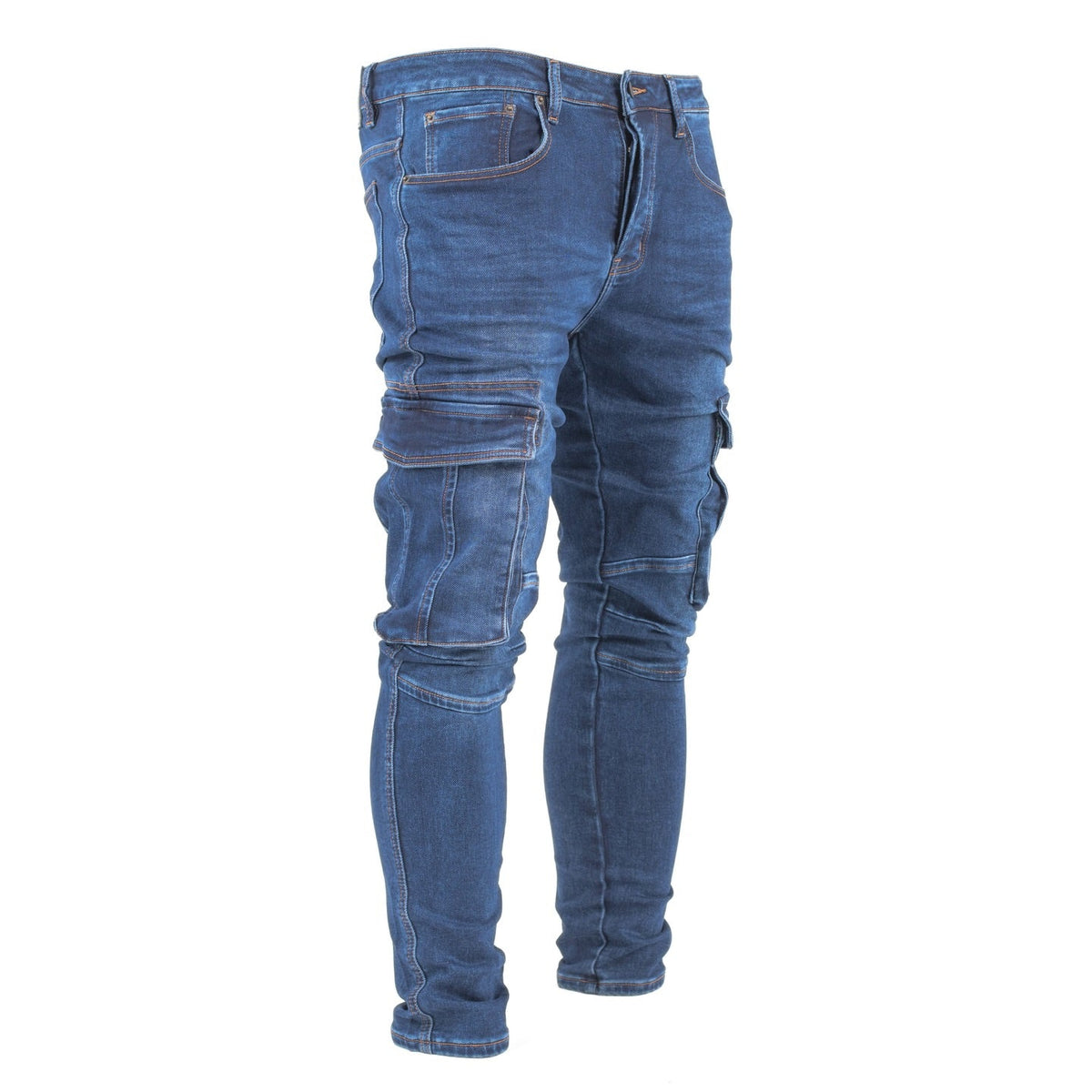 Faded Cargo Jeans - bamn.