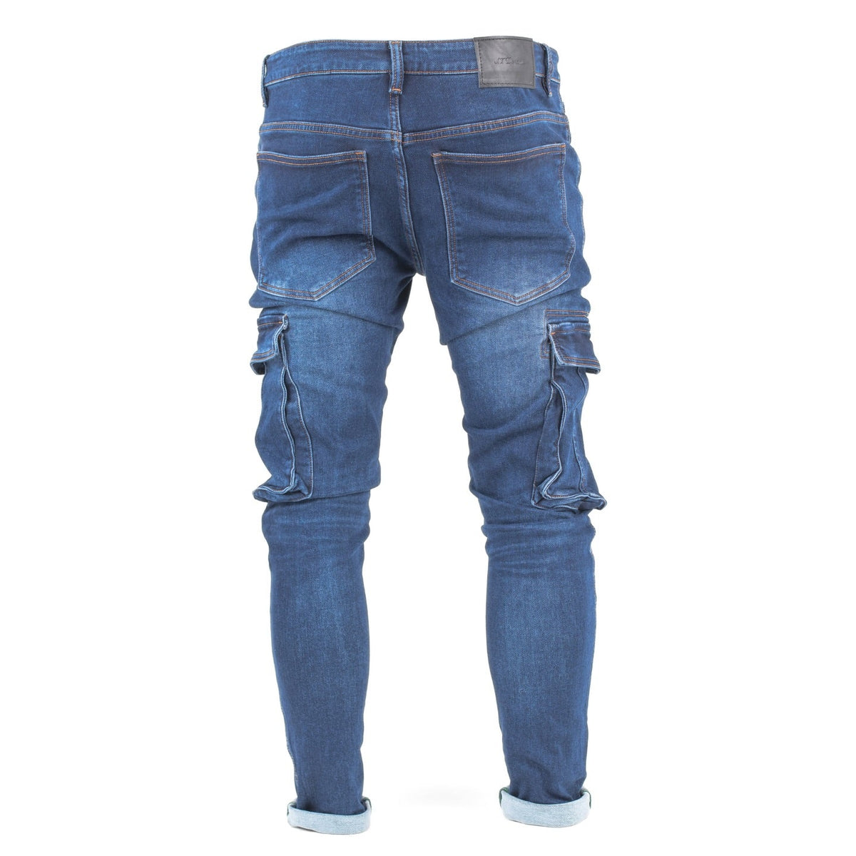 Faded Cargo Jeans - bamn.