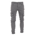Charcoal Slim Cargo Pants - bamn.