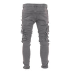 Charcoal Slim Cargo Pants - bamn.