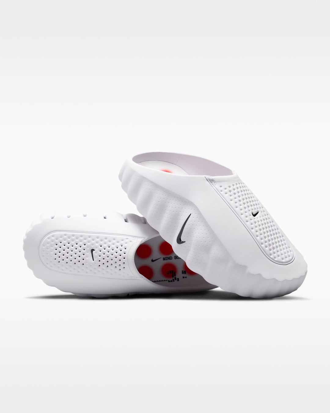 NIKE MIND 001 MEN'S PREGAME MULES “WHITE” - bamn.