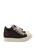 Rick Owens leather low-top sneakers brown - bamn.
