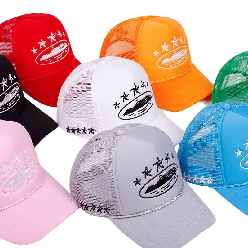 CORTEIZ ALCATRAZ TRUCKER HAT WHITE / BLACK