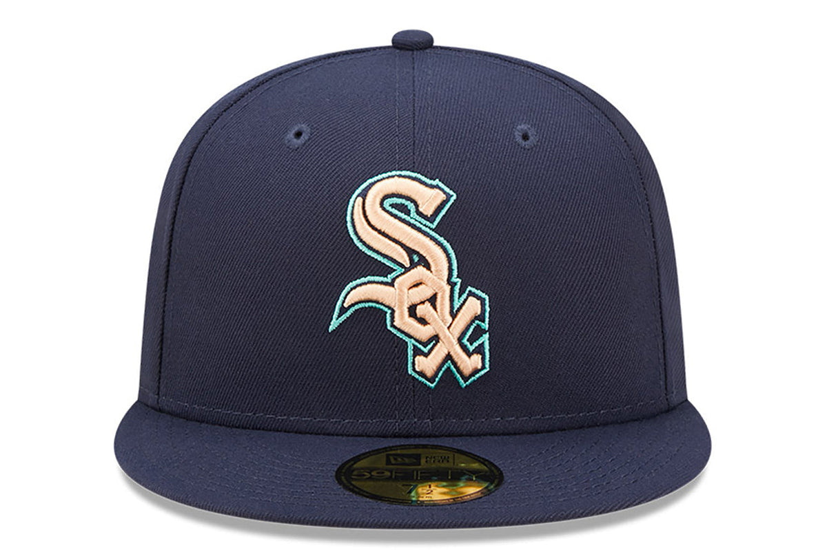 New Era x Lids HD Chicago White Sox Oceanside Peach 59FIFTY Fitted Cap - bamn.
