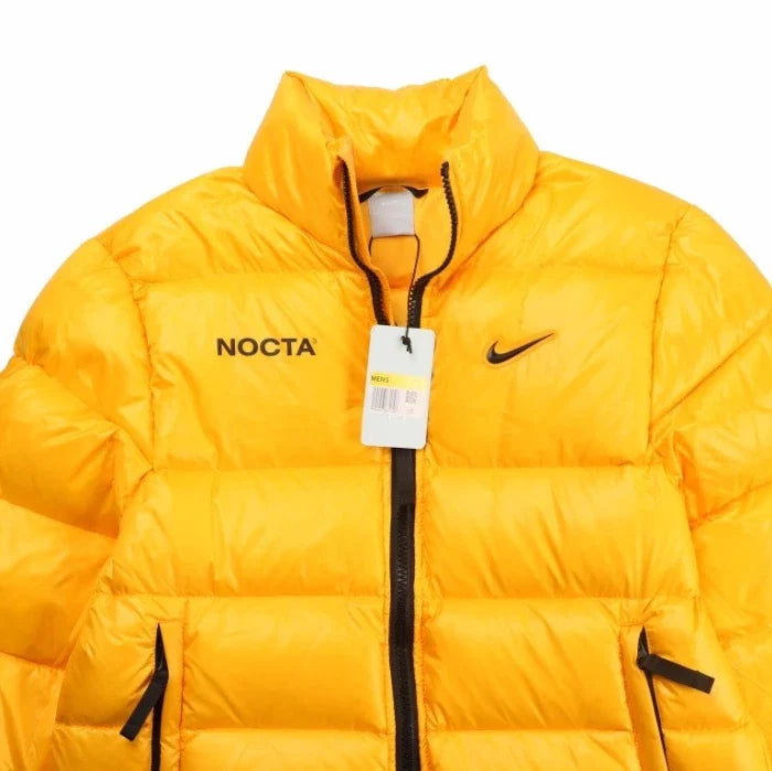 Drake x NK NOCTA Puffer Jacket Yellow - bamn.