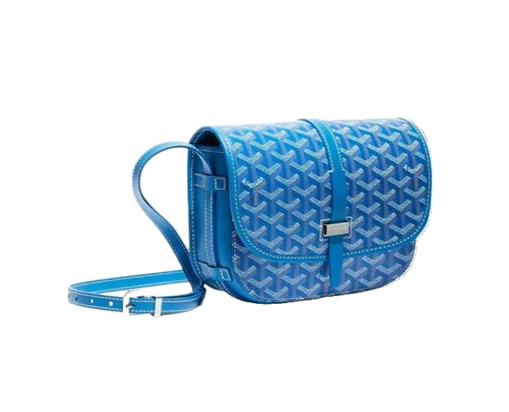 GOYARD BELVEDERE PM “SKY BLUE” - bamn.