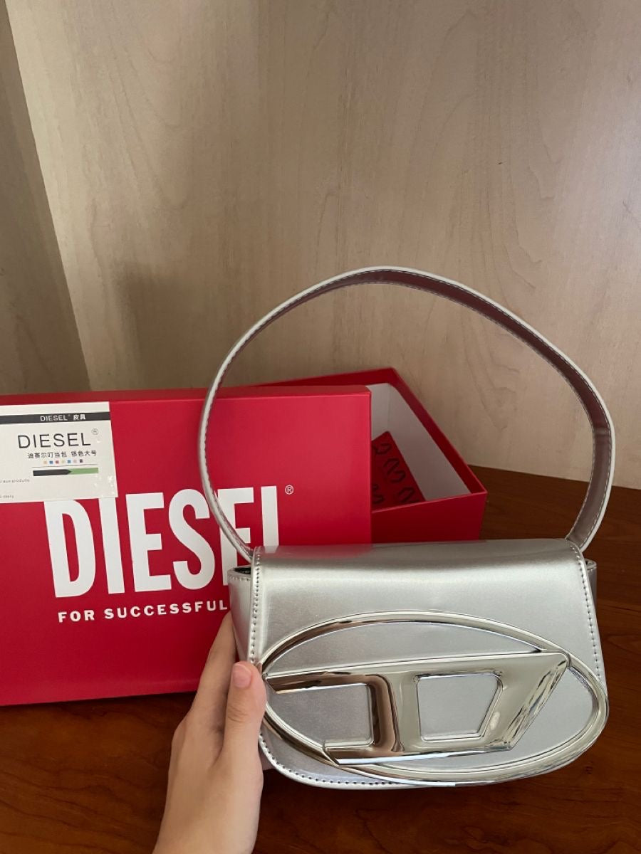 Diesel hand bag - Silver - bamn.
