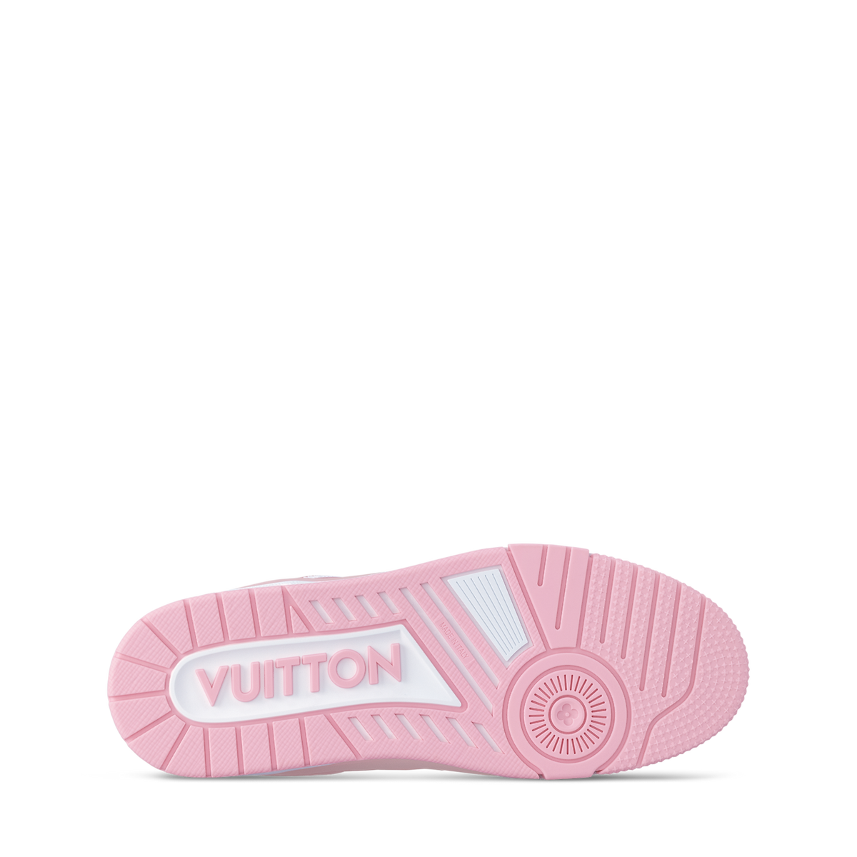 LOUIS VUITTON LV TRAINER WHITE PINK FULLY BOXED - bamn.