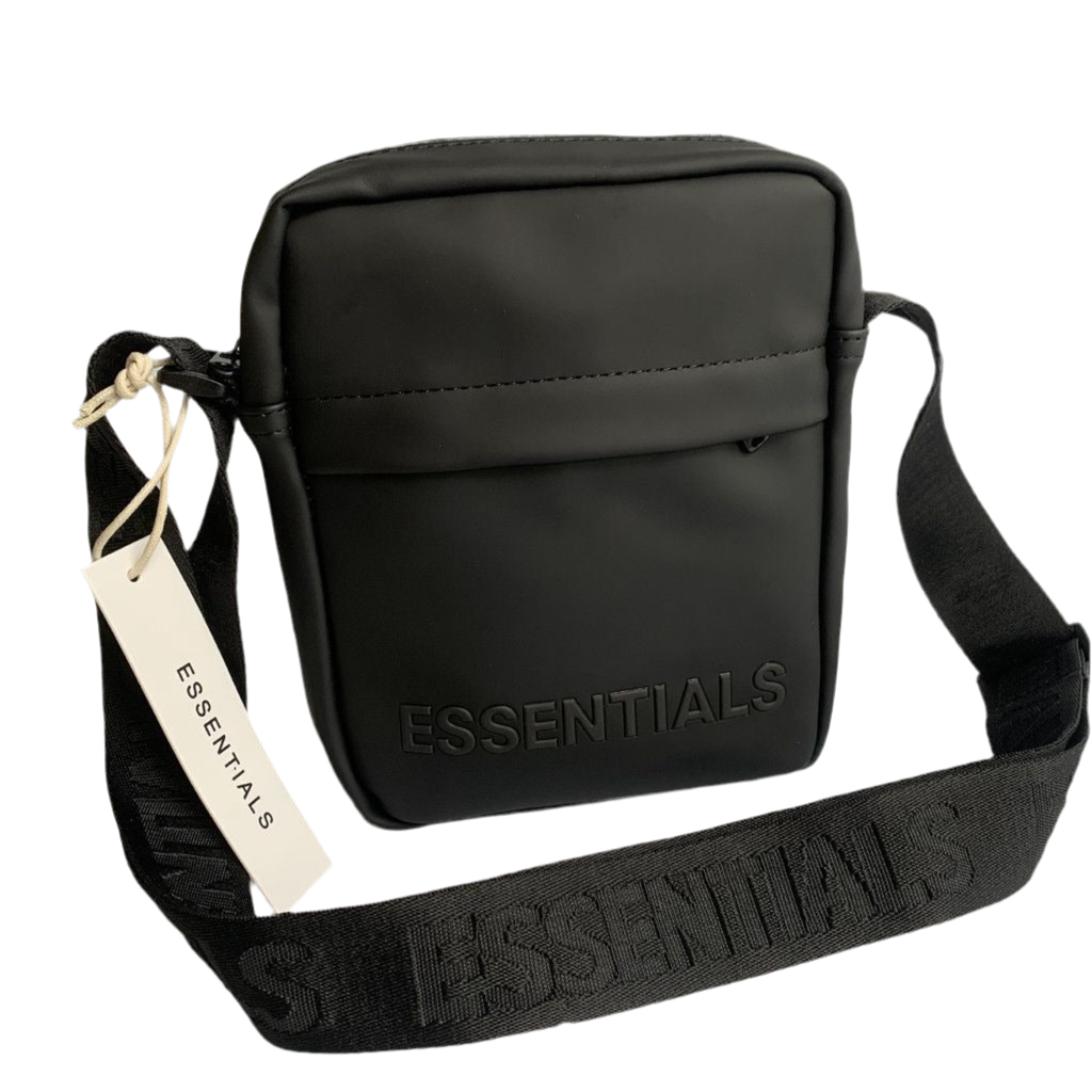 Cross body essentials fear of god (black) side bag - bamn.