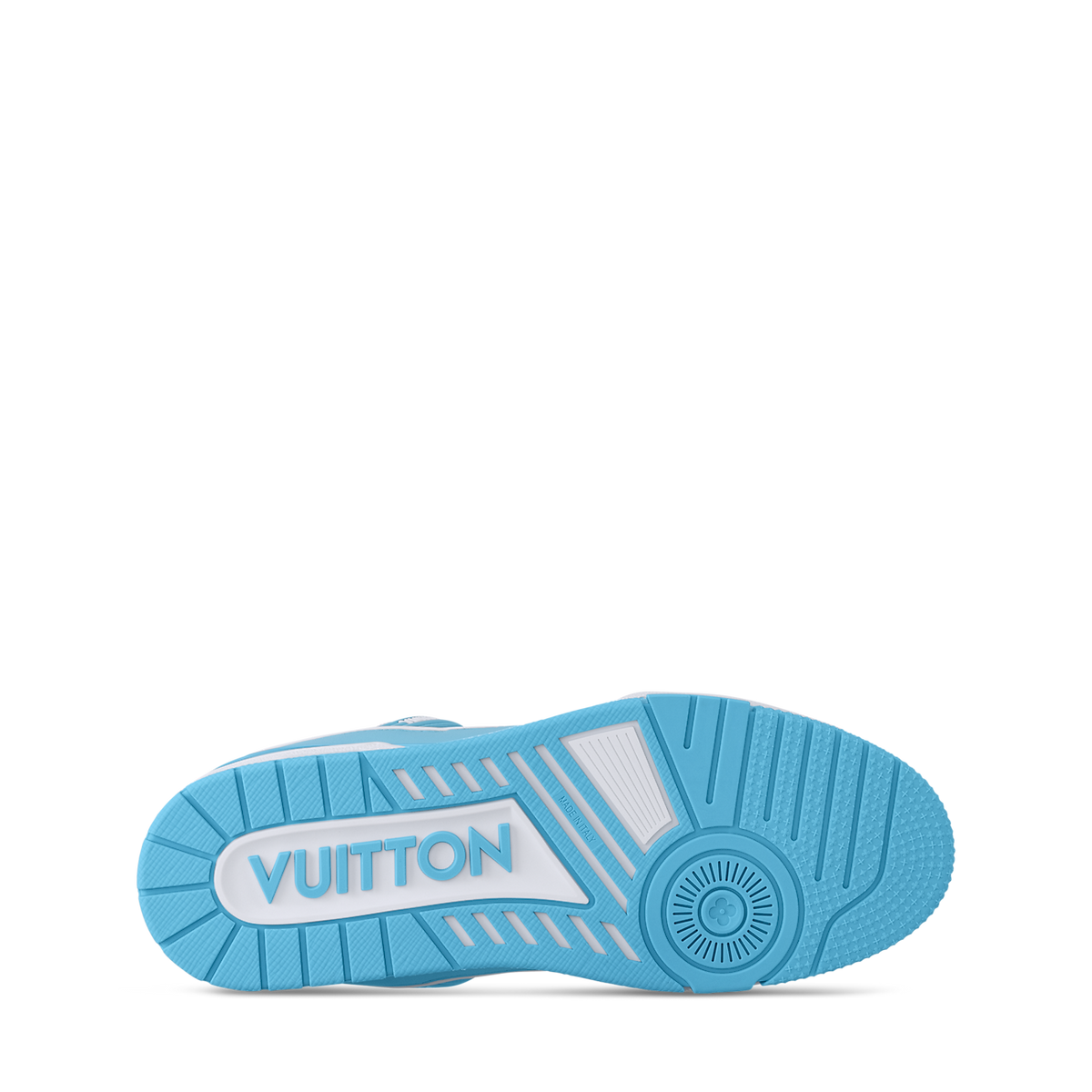 LOUIS VUITTON LV TRAINER WHITE BLUE FULLY BOXED - bamn.