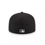 New Era Los Angeles LA Dodgers Basic Black Outline 59FIFTY Fitted Hat MLB Cap - bamn.