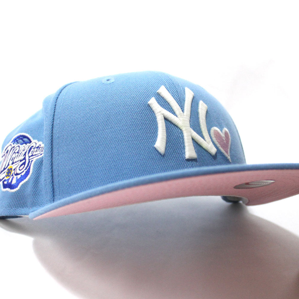 LOVE NEW YORK YANKEES 1998 WORLD SERIES NEW ERA 59FIFTY FITTED HAT - bamn.
