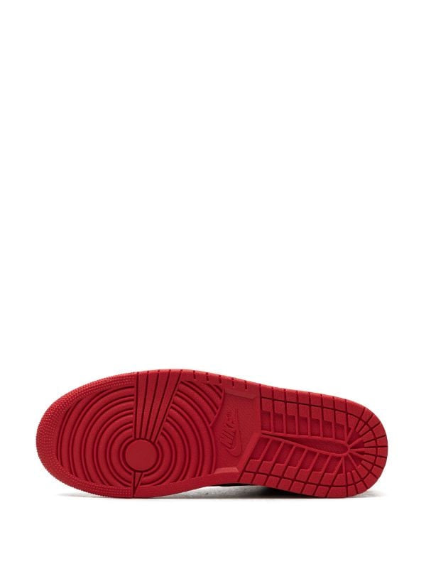 Air Jordan 1 "Satin Bred" high-top sneakers - bamn.