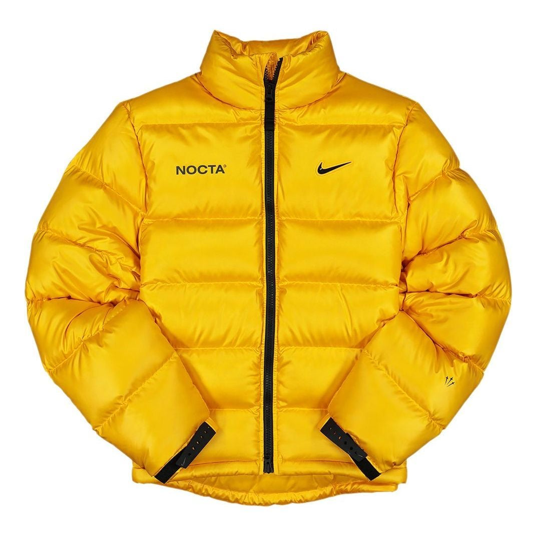 Drake x NK NOCTA Puffer Jacket Yellow - bamn.