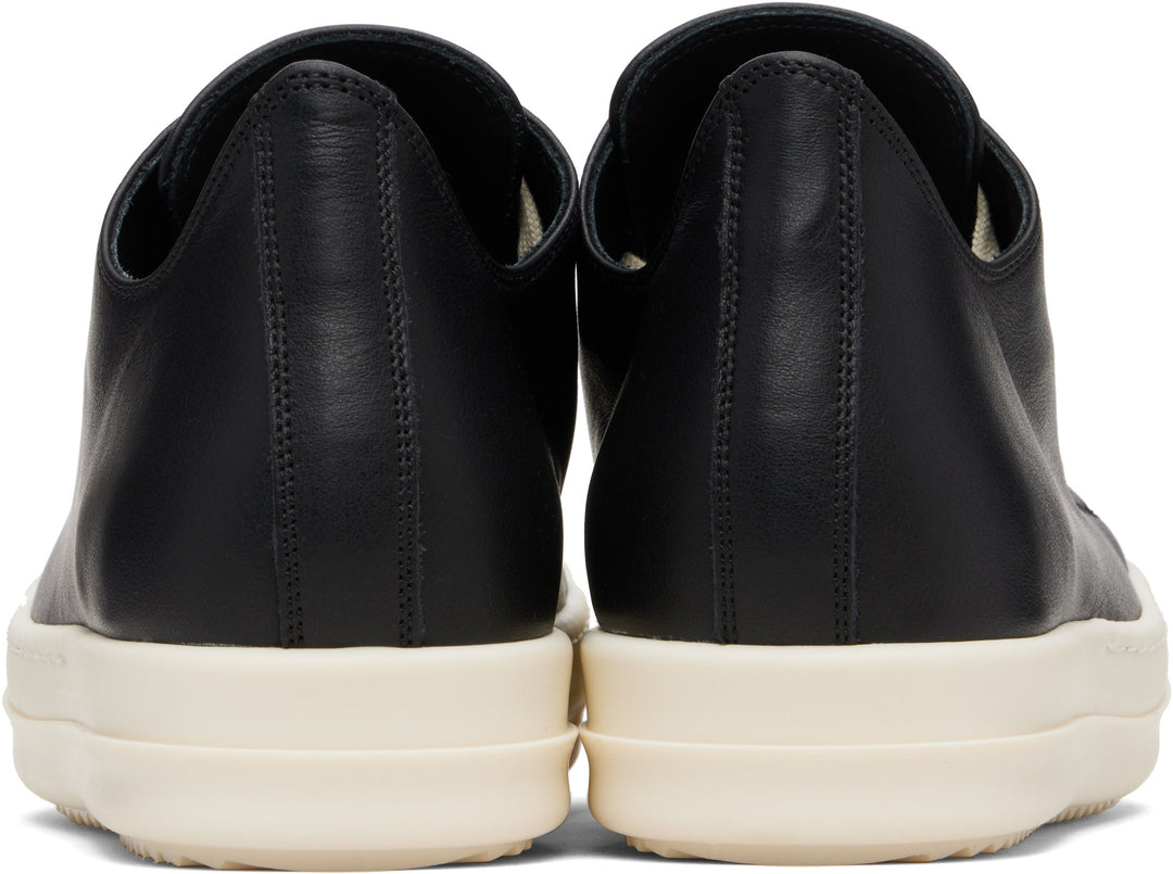 RICK OWENS Black Concordians Low Sneaks Sneakers