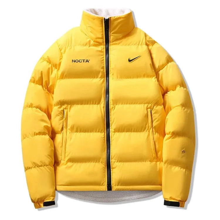 Reversible Nike X Drake Nocta Puffer Jacket yellow - bamn.