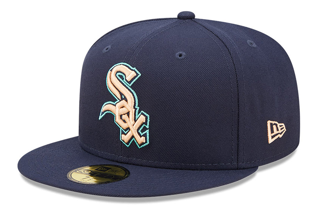 New Era x Lids HD Chicago White Sox Oceanside Peach 59FIFTY Fitted Cap - bamn.