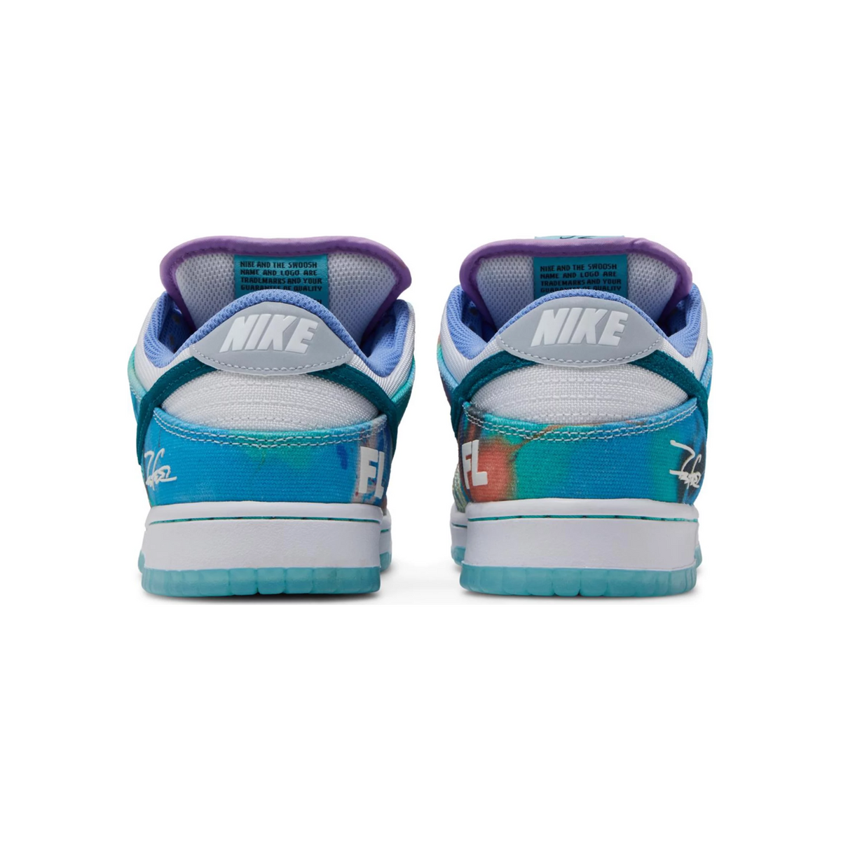 Nike SB Dunk Low Futura Laboratories Bleached Aqua - bamn.