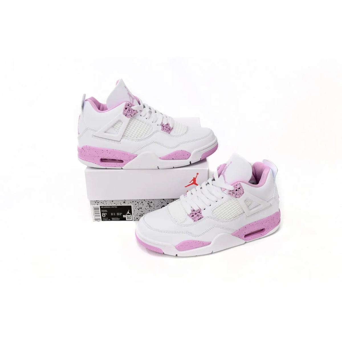 Air Jordan 4 White & Pink - bamn.