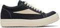 RICK OWENS Black Temple Vintage Sneakers - bamn.