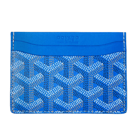 GOYARD SAINT-SULPICE CARD WALLET “SKY BLUE” - bamn.