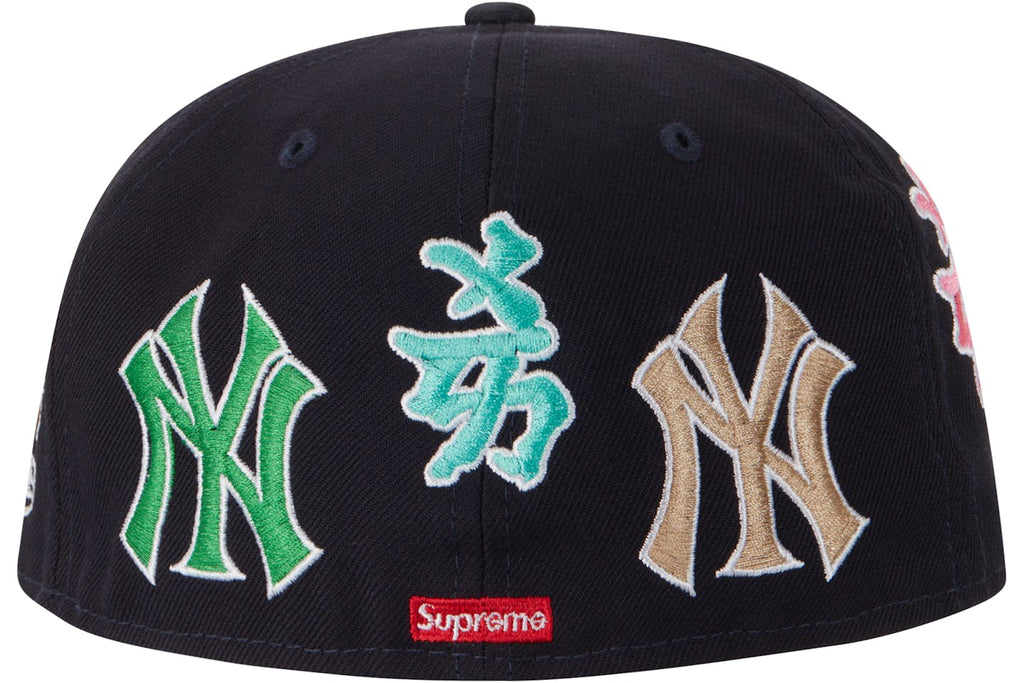Supreme New York Yankees Kanji New Era Fitted Hat - bamn.