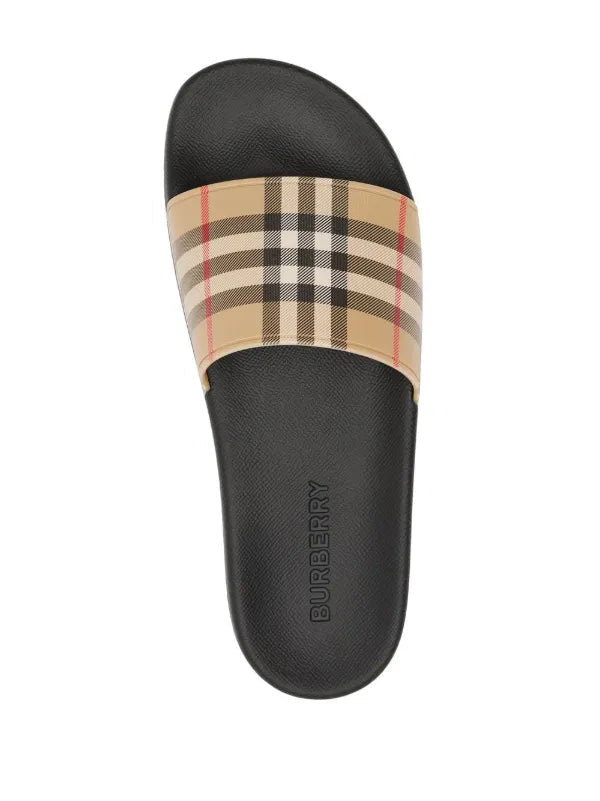 BURBERRY VINTAGE CHECK SLIDES - bamn.