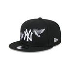 Black New York Yankees Green Bottom Peace New Era 9FIFTY Snapback - bamn.