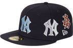 Supreme New York Yankees Kanji New Era Fitted Hat - bamn.