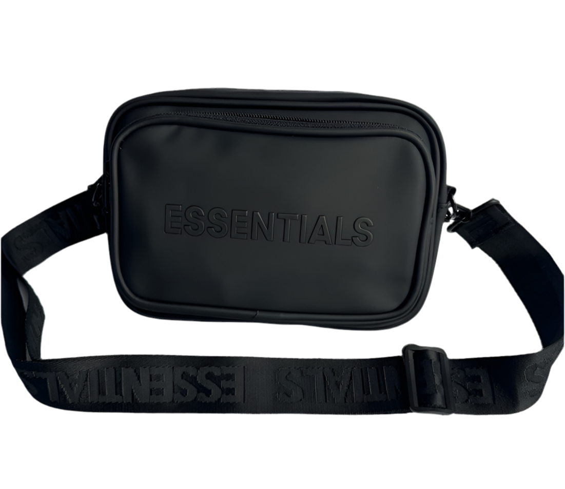 Cross body essentials fear of god (black) side bag - bamn.